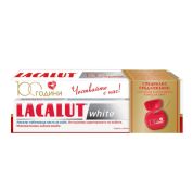 Lacalut White Комплект Избелваща паста за зъби и Конец за зъби