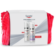 Eucerin Hyaluron-Filler+Longevity Комплект против стареене Дневна грижа SPF 30 + Нощна грижа + несесер