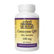 Коензим Q10 за здраво сърце 100 mg х60 софтгел капсули Natural Factors