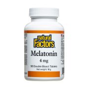 Мелатонин 4 mg при безсъние x90 таблетки Natural Factors