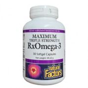 RX Omega 3 Maximum Triple Strenght За подпомагане на мозъчната дейност х30 софтгел капсули Natural Factors