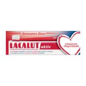Lacalut Промо комплект паста за зъби Актив и дуо клийн четка за зъби