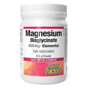 Магнезий бисглицинат 400 mg Pure, прах х230 грама Natural Factors