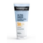 Neutrogena Ultra Sheer SPF50 Невидим хидратиращ слънцезащитен лосион за тяло x200 мл