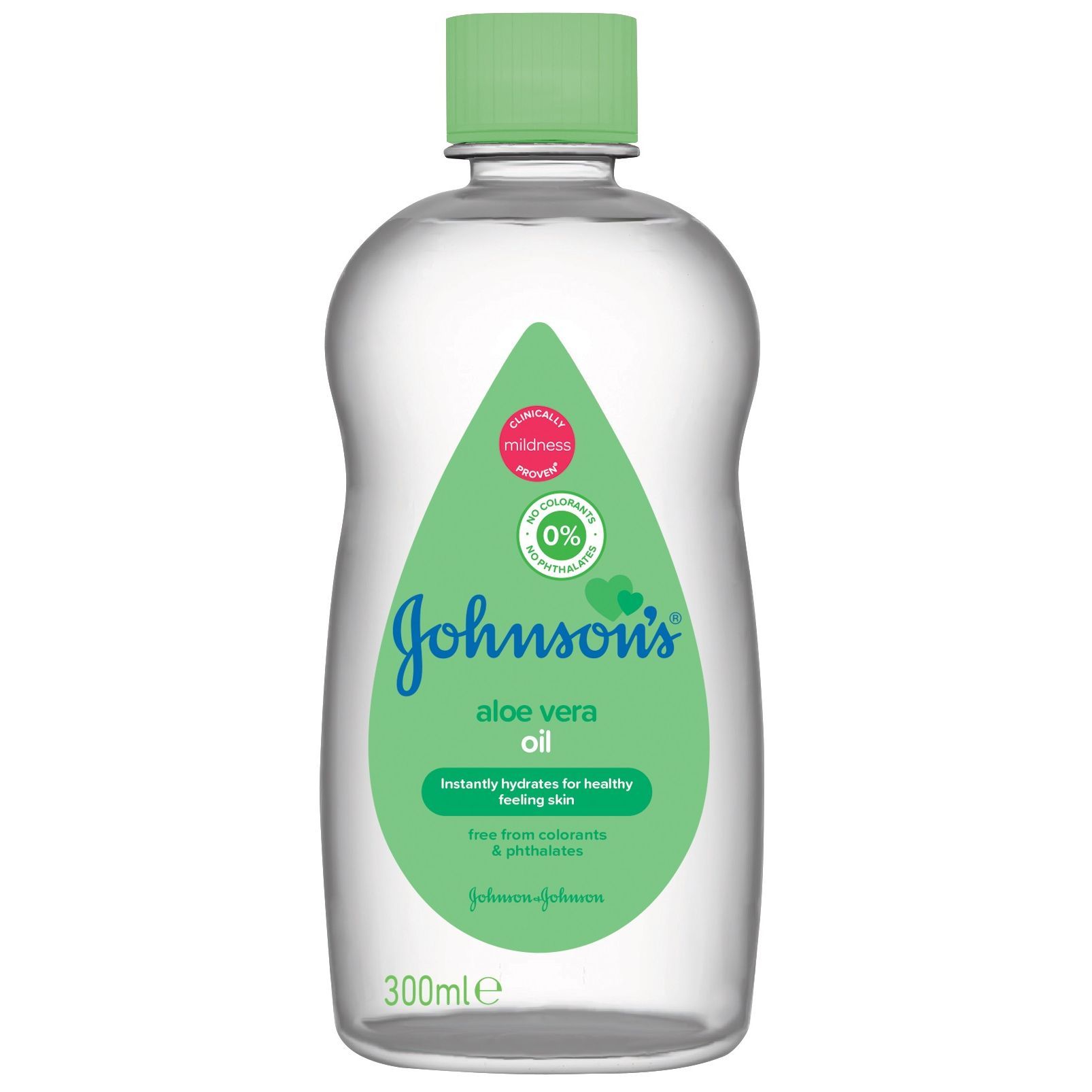 Johnson's Aloe Vera Oil Бебешко олио с алое вера x300 мл