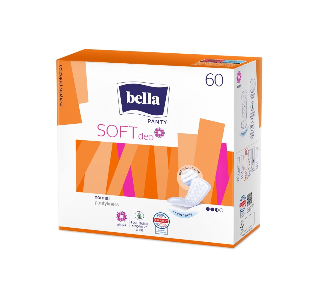 Bella Panty Soft Deo Ежедневни дамски превръзки x60 броя