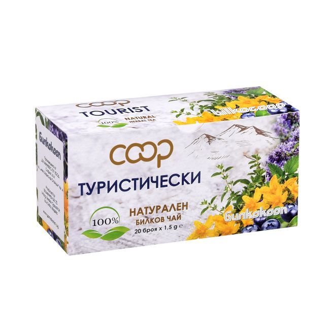 Coop Натурален билков чай Туристически х20 филтърни пакетчета