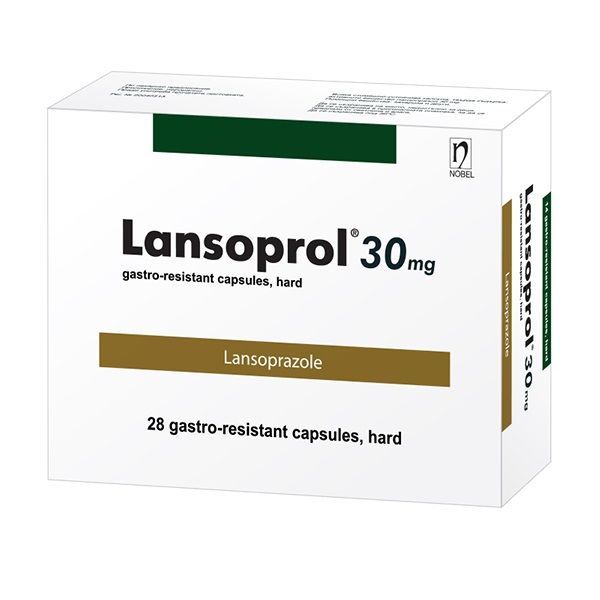 Лансопрол 30 mg х28 стомашно-устойчиви капсули, твърди Nobel
