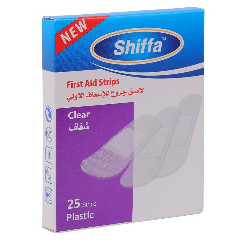 Shiffa Пластири прозрачни х25 броя