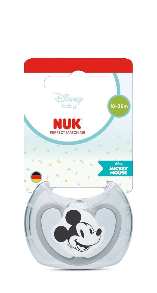 Nuk Perfect Match Air Силиконова залъгалка за деца от 18 до 36 месеца, Мини