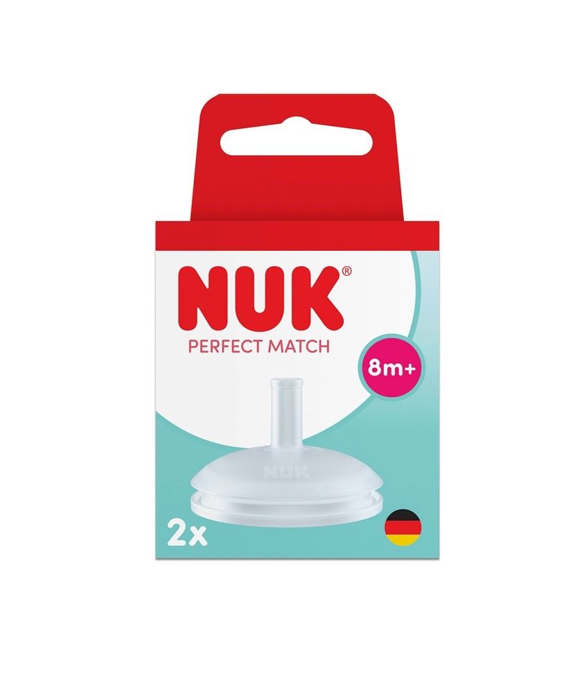 Nuk Perfect Match Резервен силиконов накрайник за деца над 8 месеца х2 броя