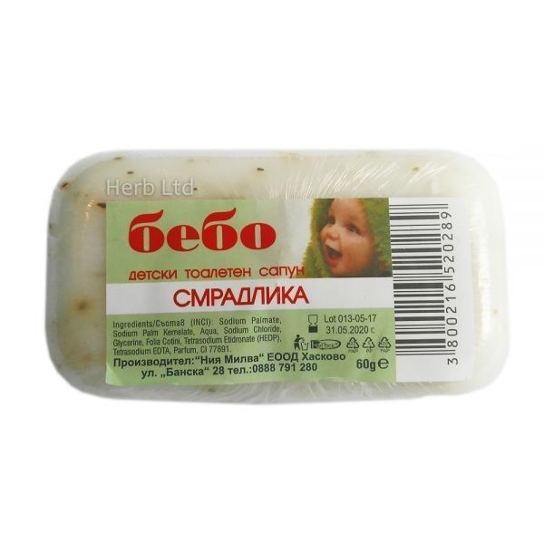 Milva Сапун бебо със смрадлика х60 грама