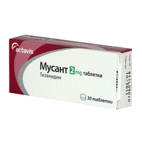 Мусант 2 mg х30 таблетки