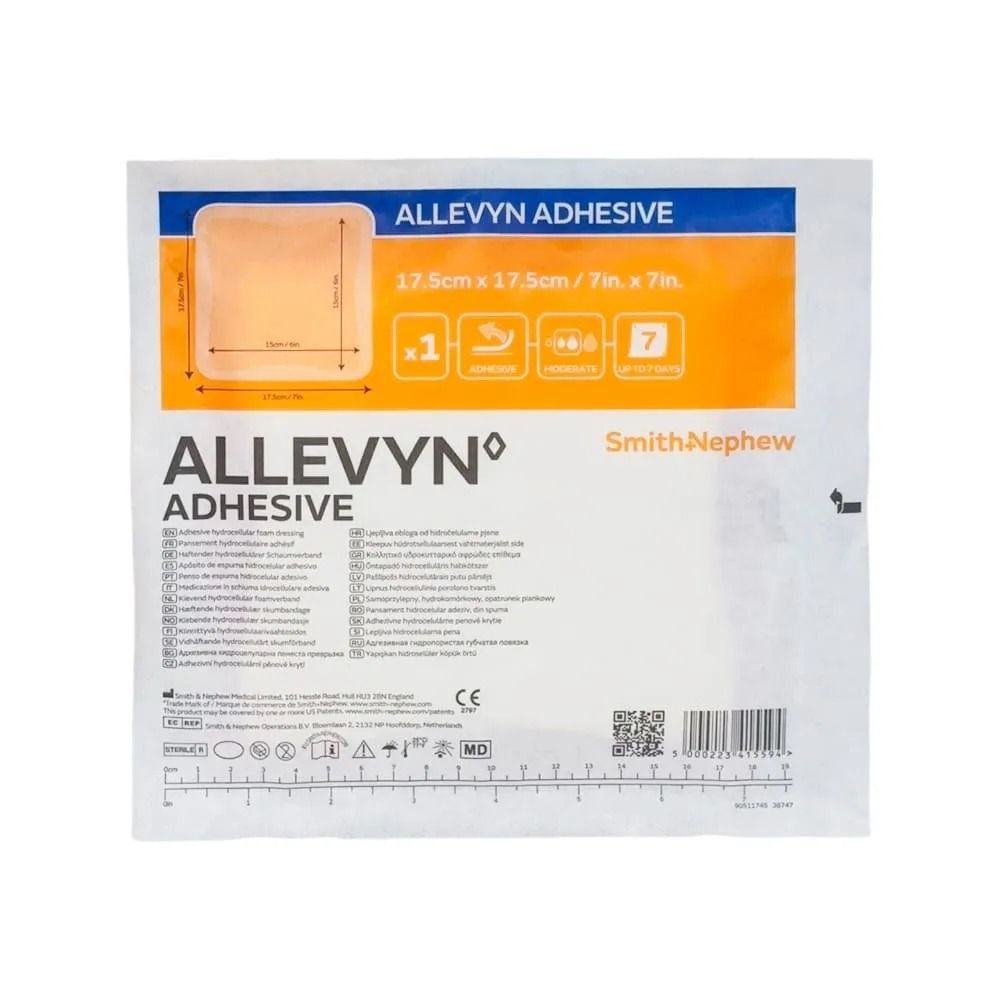 Allevyn Adhesive Самозалепваща полиуретанова превръзка 17.5 см / 17.5 см х1 брой