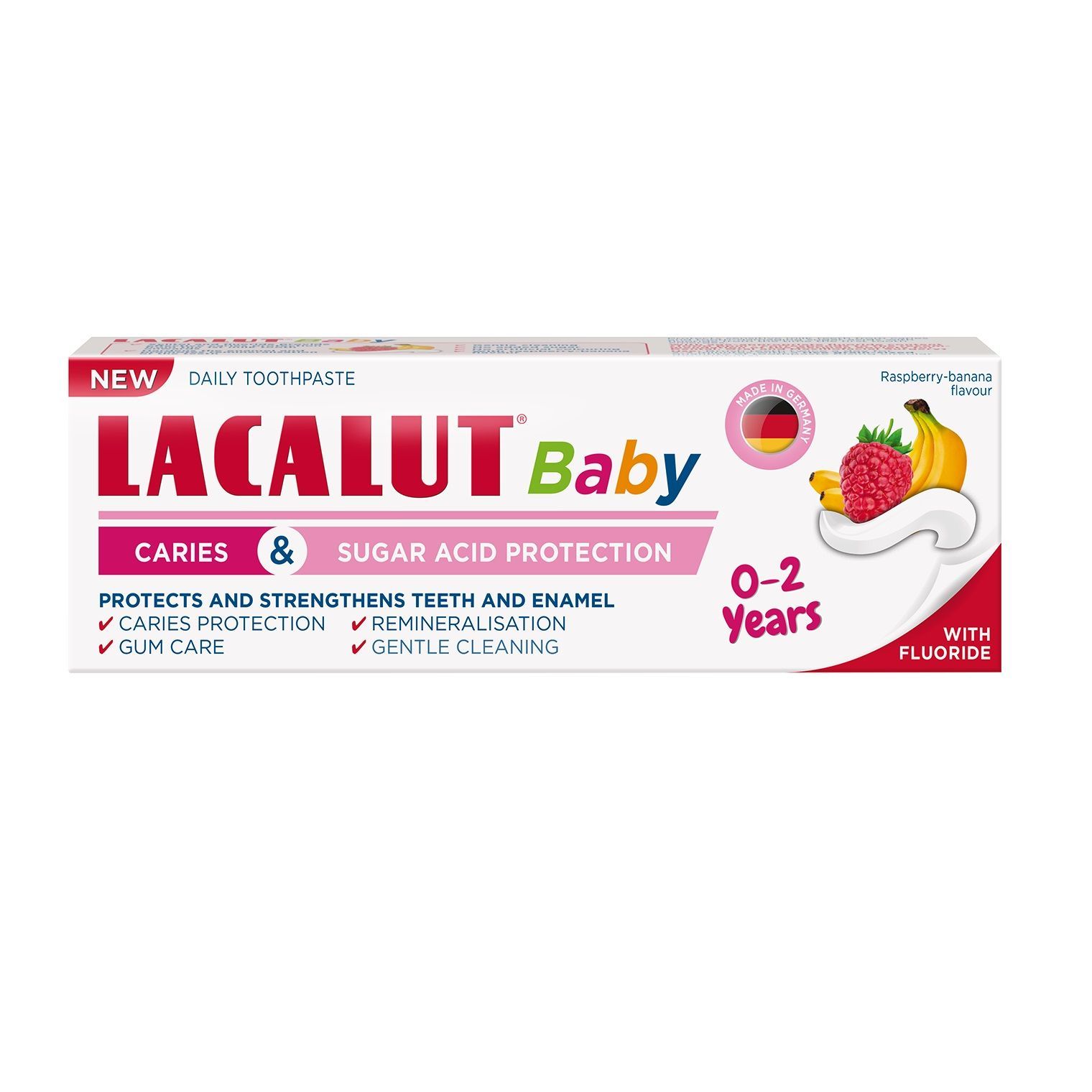 Lacalut Baby Паста за зъби за деца от 0 до 2 години x55 грама