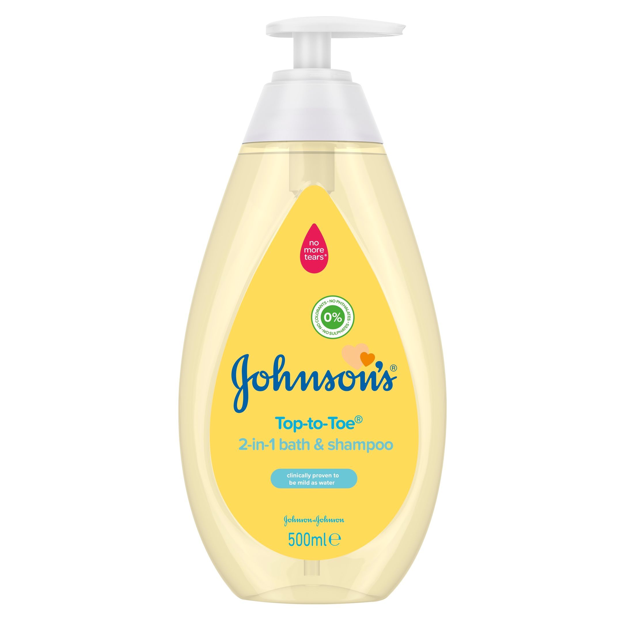 Johnson's Baby Бебешки шампоан за коса и тяло х500 мл