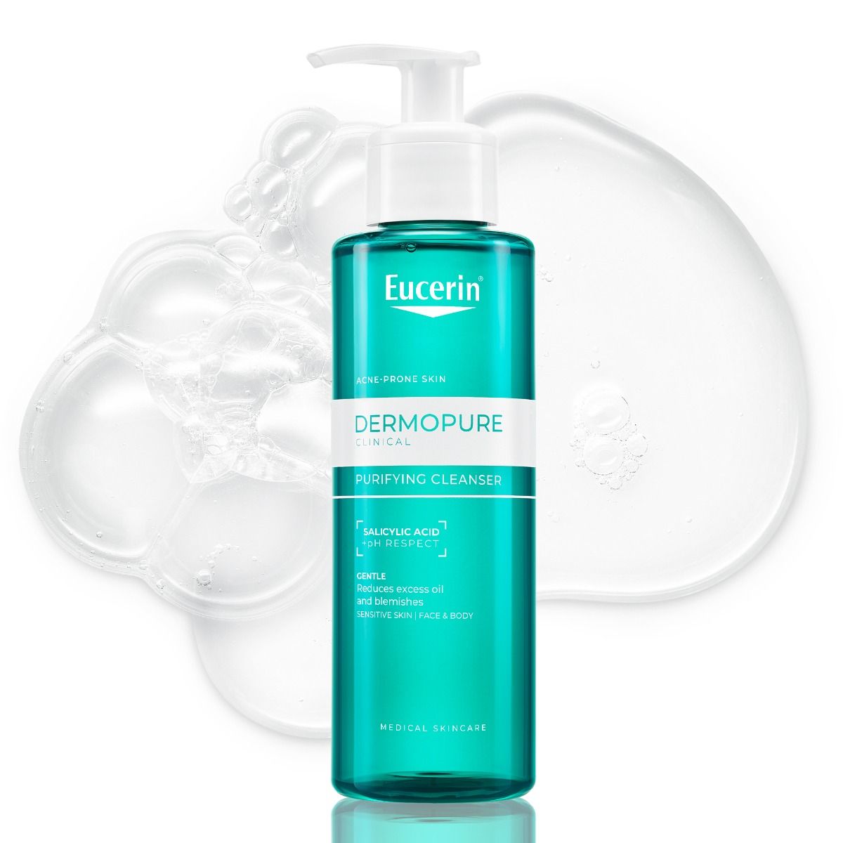 Eucerin DermoPure Clinical Измиващ гел за лице за мазна кожа х200 мл