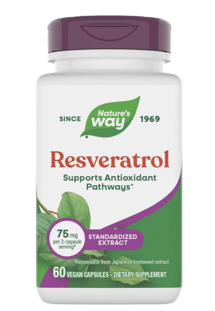 Ресвератрол за сърцето и сърдечно-съдовата система 325 мг х60 капсули Nature's Way