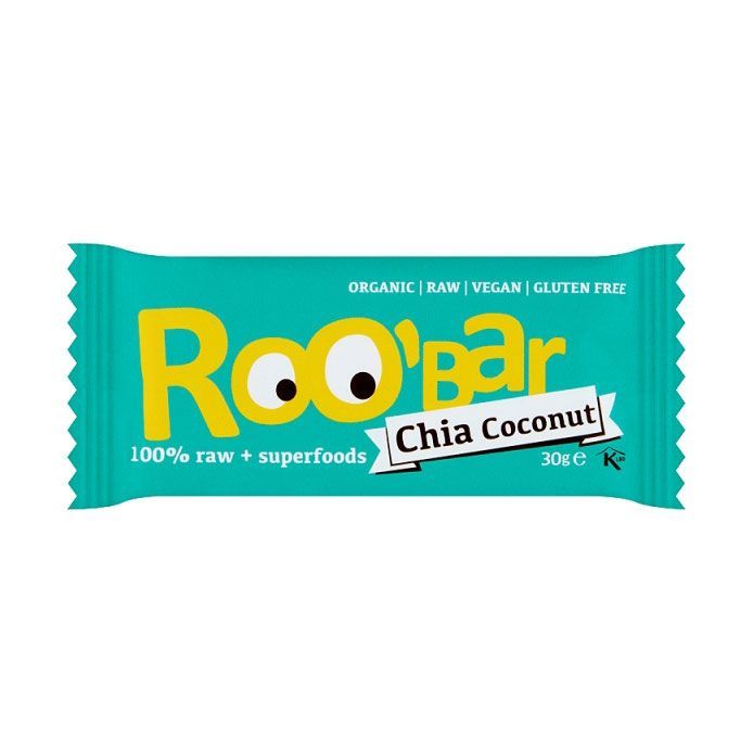 Roobar Chia Coconut Био суров десерт с чиа и кокос x30 грама