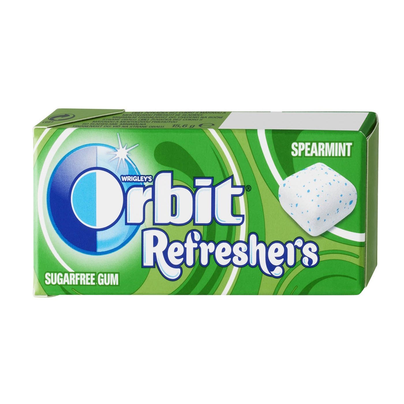Orbit Refreshers Spearmint Дражета с аромати на мента х7 броя