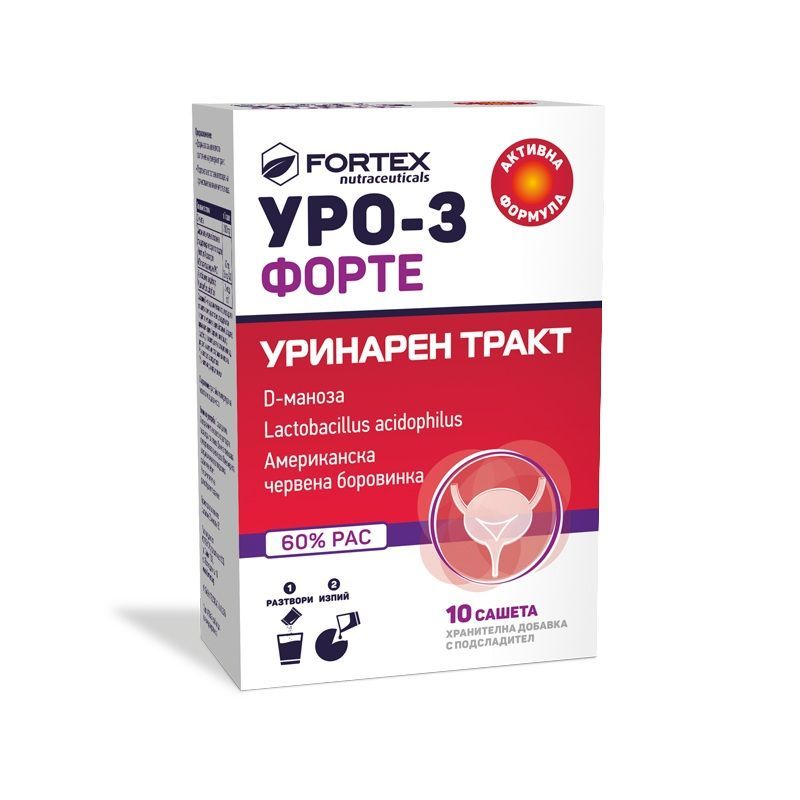 Уро-3 Форте x10 сашета Fortex