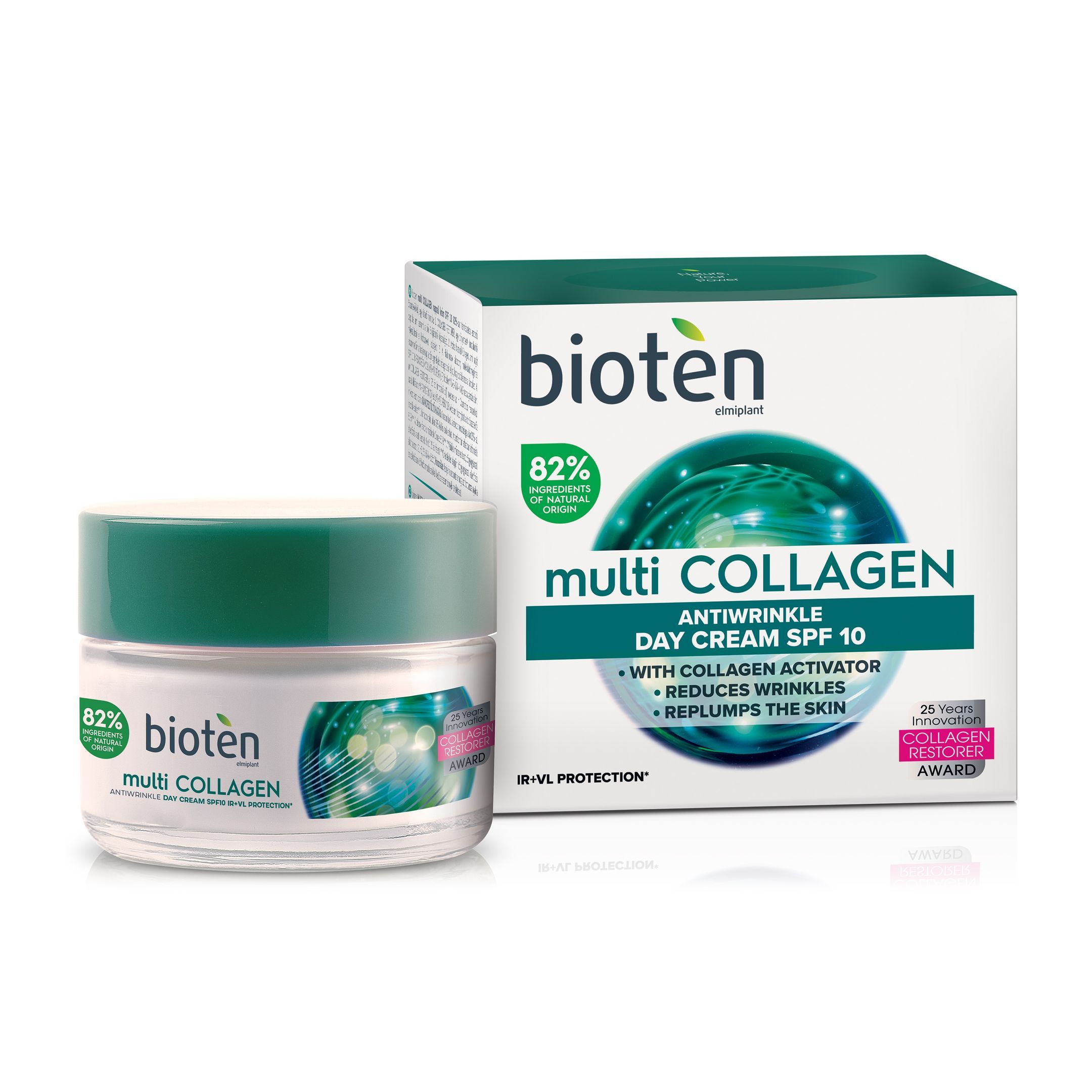 Bioten Multi Collagen Дневен крем за лице против бръчки SPF10 х50 мл