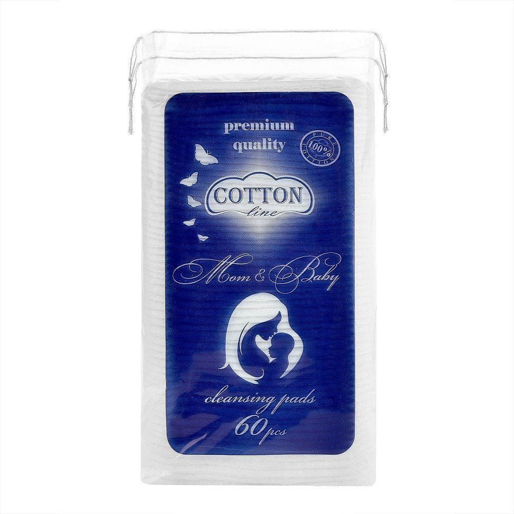 Cotton Line Тампони за почистване Мама и Бебе х60 броя