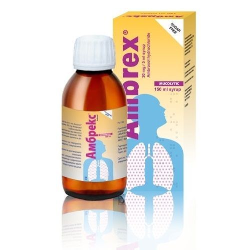 Амбрекс Сироп при кашлица х150 мл Nobel Pharma