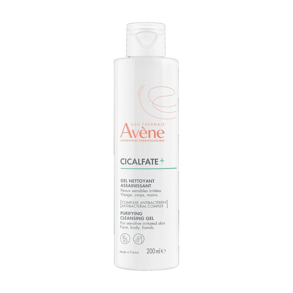 Avene Cicalfate+ Дезинфекциращ почистващ гел за раздразнена кожа x200 мл