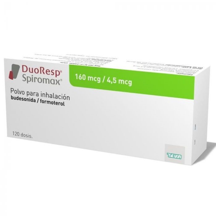 DuoResp Spiromax Прах за инхалация 160мг/4.5 мг x120 дози, Teva