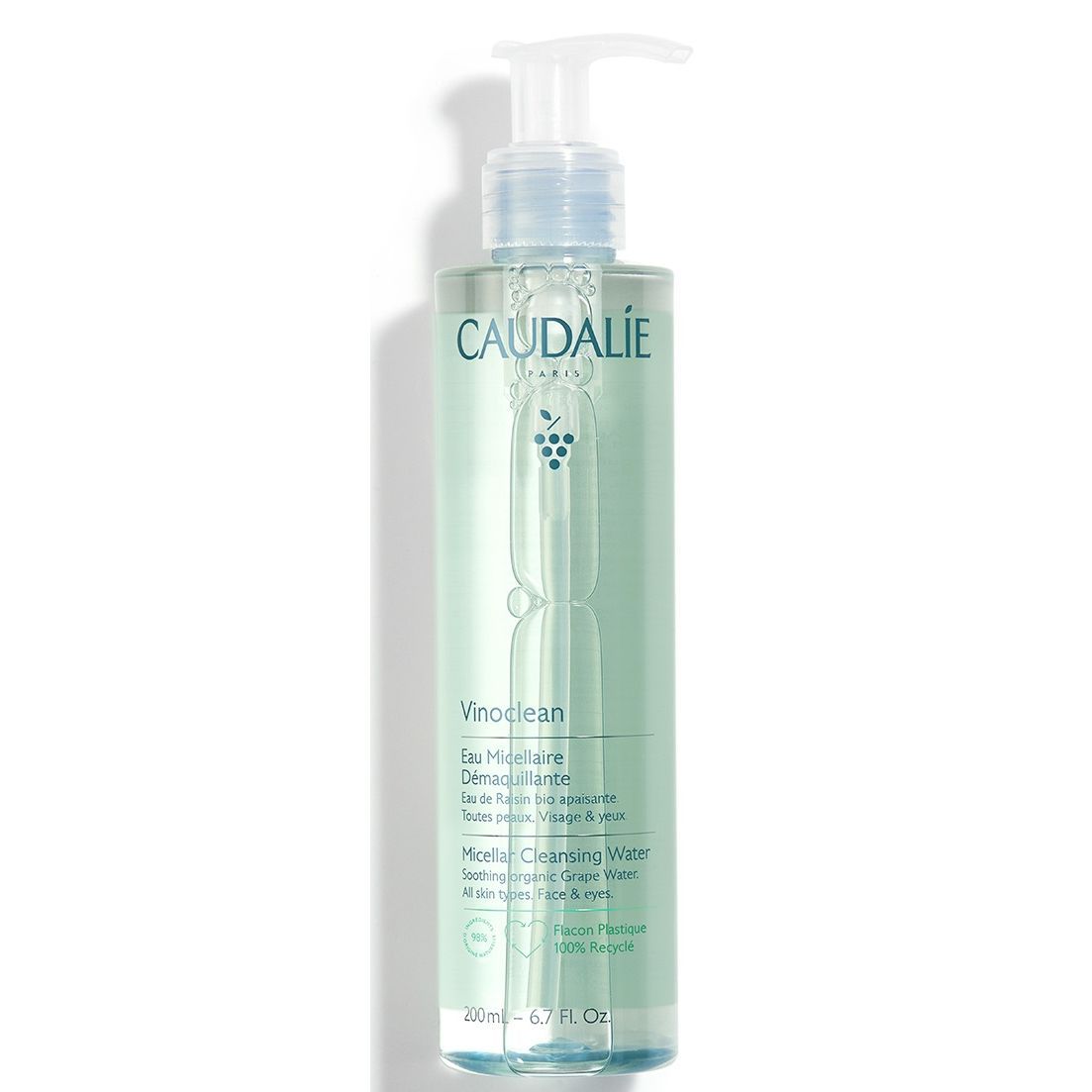 Caudalie Vinoclean Мицеларна почистваща вода за лице x200 мл