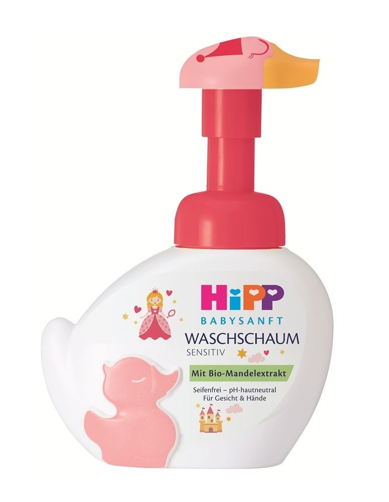 Hipp Baby Sanft Измиваща пяна за ръце и лице х250 мл, Пате принцеса
