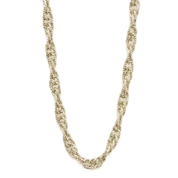 Farma Bijoux Хипоалергенно колие със сребърни диаманти