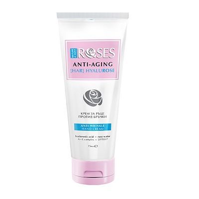 Nature of Agiva Roses HAR Hyalurose Anti-aging Крем за ръце с хиалуронова киселина x75 мл