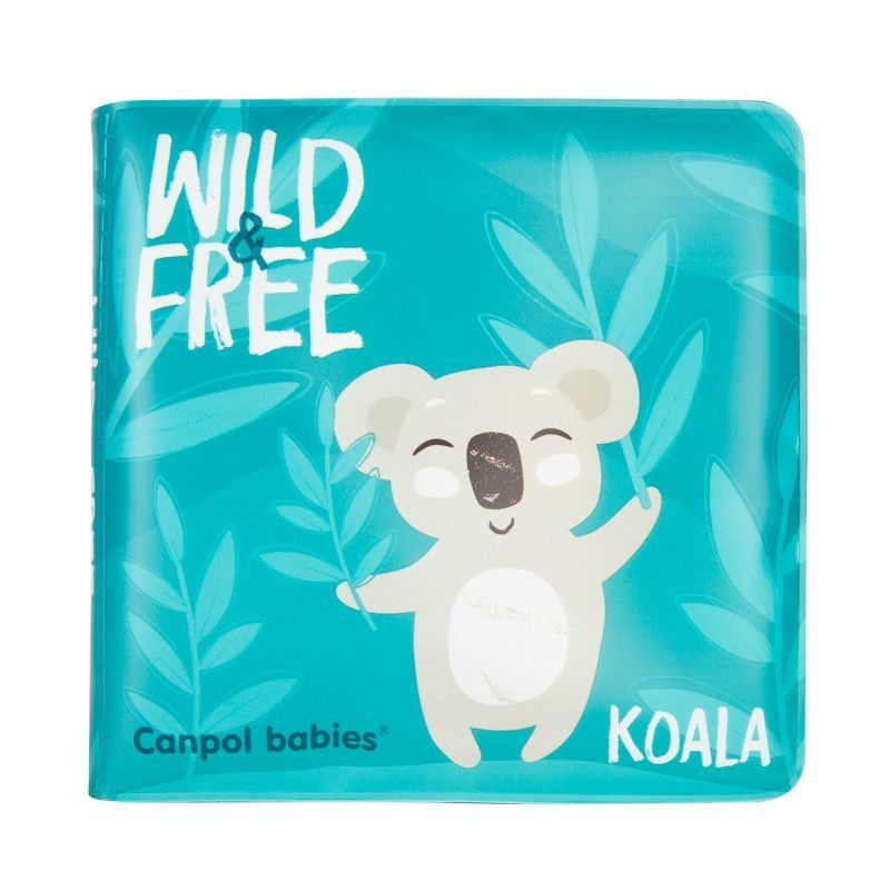 Canpol Babies Wild & Free Книжка за баня с пискалка за деца над 6 месеца