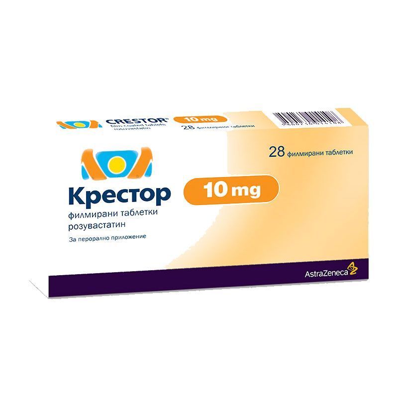 Крестор 10 mg х28 филмирани таблетки, Беста Мед