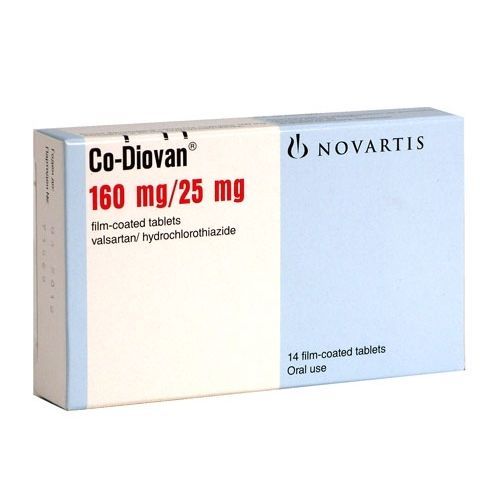 Ко-Диован 160 mg/25 mg х14 филмирани таблетки