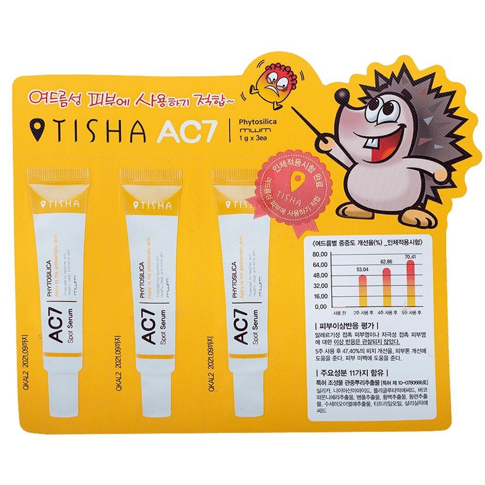 Dr. Tisha AC7 Анти-акне серум с микроигли 3 x1 грам