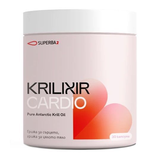 Cardio Масло от антарктически крил за сърцето х30 капсули Krilixir