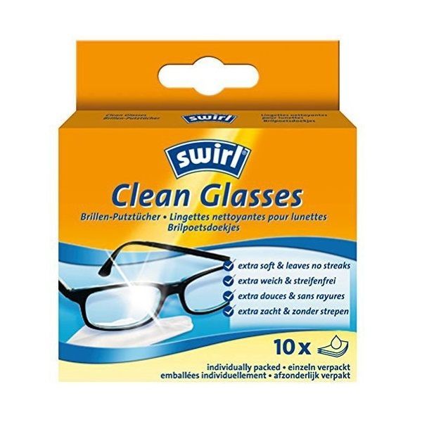 Swirl Clean Glasses Кърпички за очила x10 броя