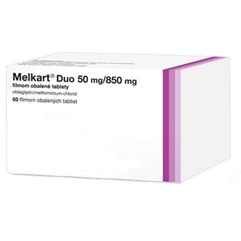 Мелкарт Дуо 50 mg/850 mg х60 филмирани таблетки