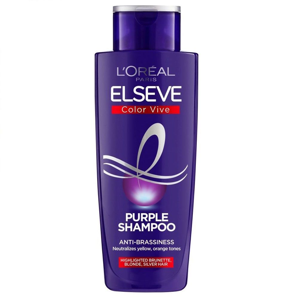 Loreal Paris Elseve Color-Vive Purple Шампоан неутрализиращ жълтият цвят на боядисаната коса х200 мл