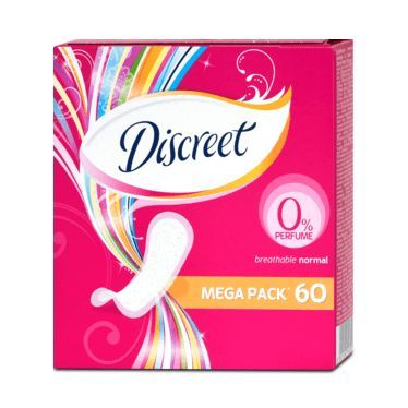 Discreet Normal Mega Pack Ежедневни дамски превръзки х60 броя