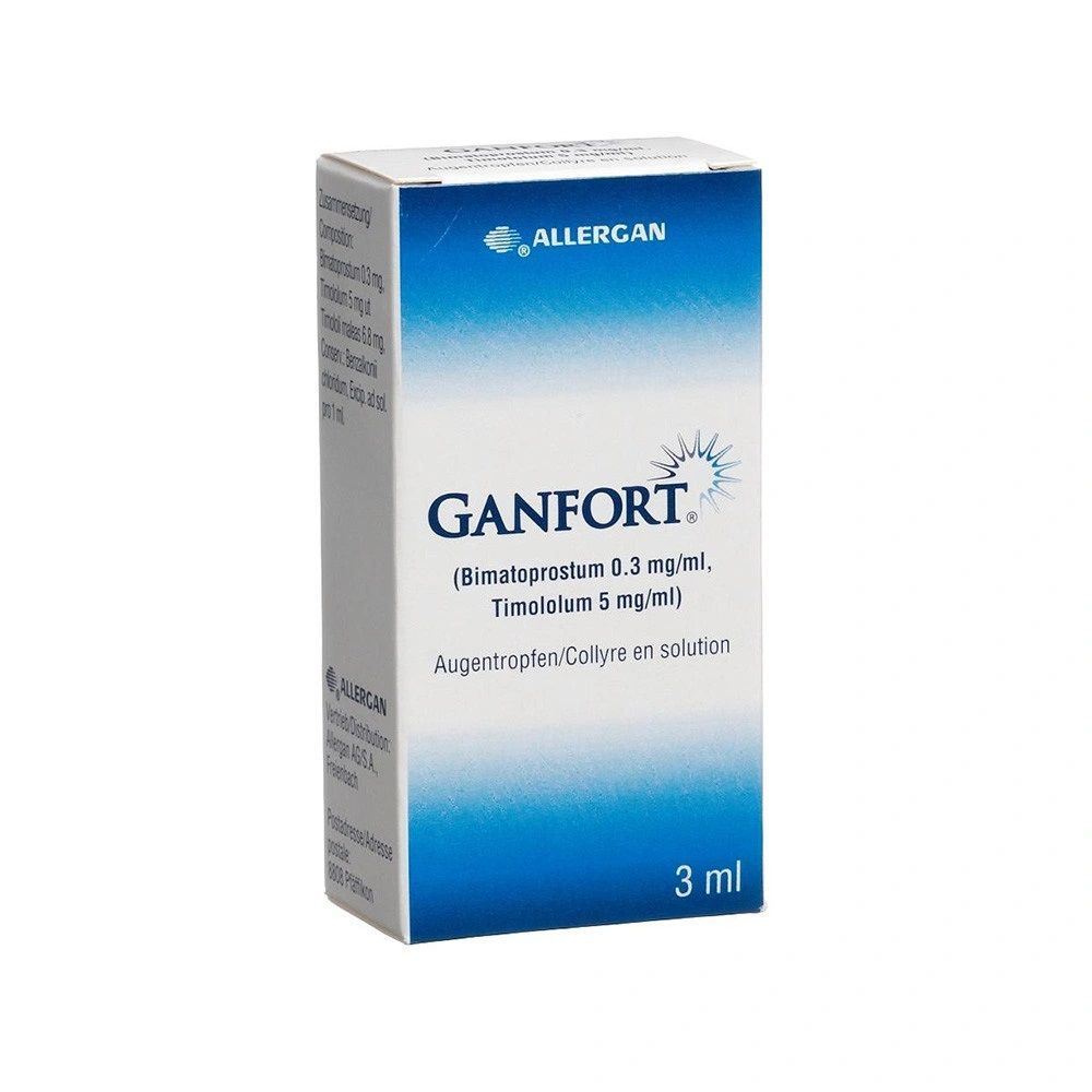 Ганфорт 0,3 mg/ml + 5 mg/ml капки за очи, разтвор х3 мл Allergan
