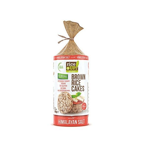 Rice Up Brown Rice Cakes with Himalayan salt Оризови бисквити с хималайска сол x120 грама