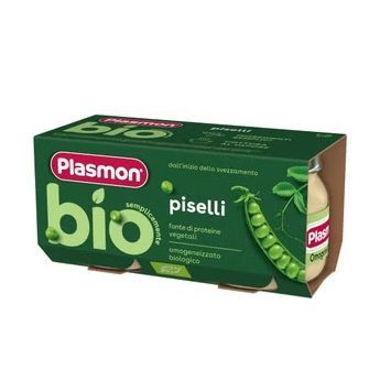Plasmon Bio Пюре от грах за деца от 6-ия месец 2x80 грама