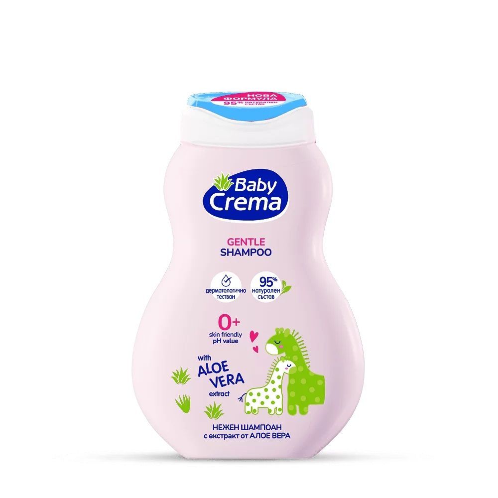 Baby Crema Нежен бебешки шампоан за коса с екстракт от алое вера x250 мл