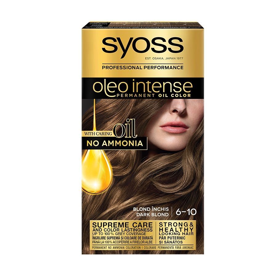 Syoss Oleo Intense Трайна Крем Боя за Коса без Амоняк 6-10 Тъмно Рус