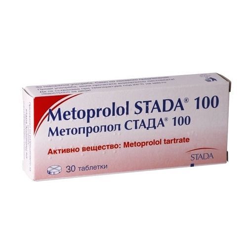Метопролол Стада 100 mg х30 таблетки STADA