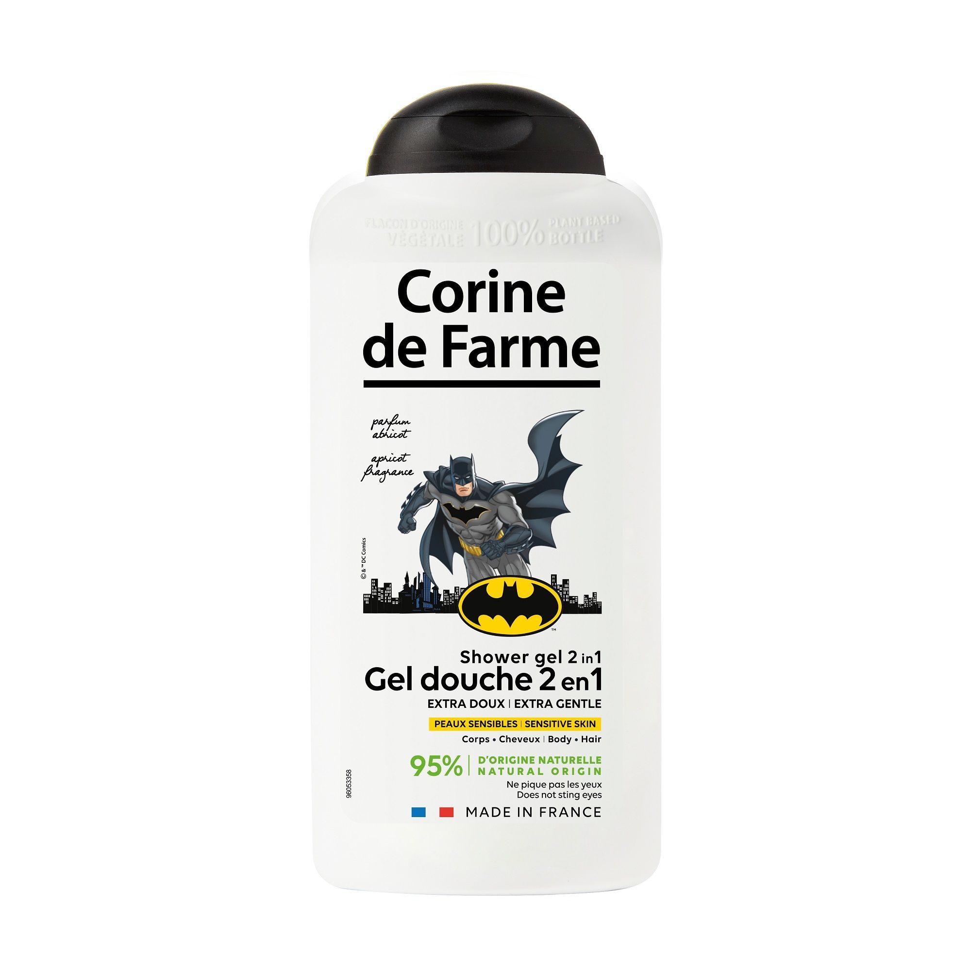 Corine de Farme Disney Batman Нежен душ гел 2 в 1 за коса и тяло за деца x300 мл